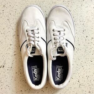 Keds Ortholite White Canvas Trainer Sneakers Size 7